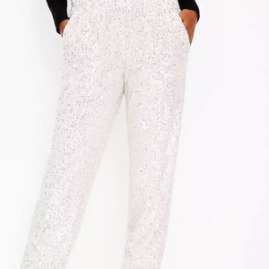 SEQUIN JOGGER PANTS